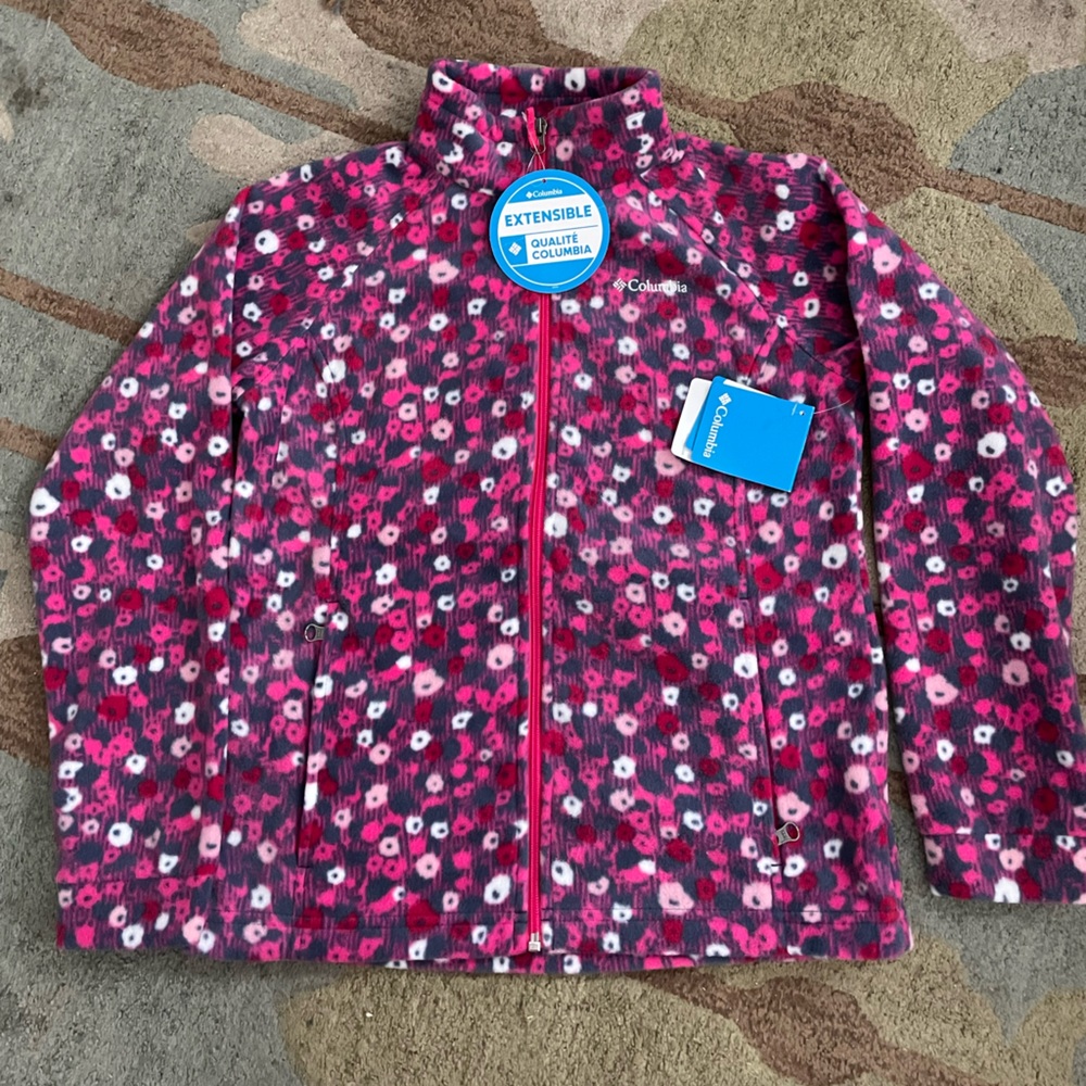 Kids Columbia zip up jacket NWT
